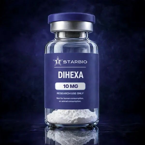 Dihexa 10 MG research peptide vial - StarBio